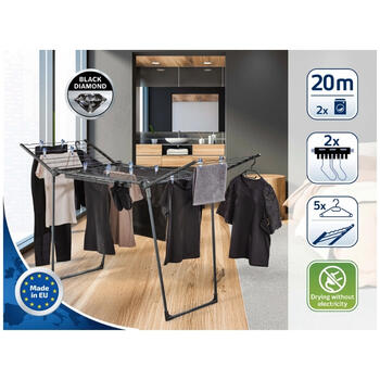 Veļas žāvētājs Pegasus 200 Solid Black (1081695)
