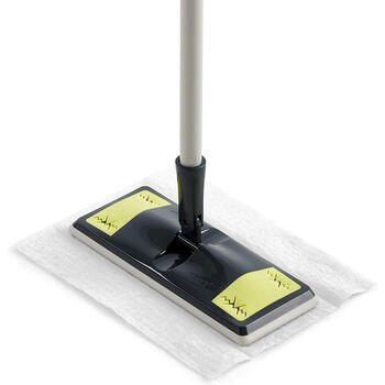 Grīdas birste putekļu savākšanai Dust Mop 25,8x10,5cm ar 10 lupatiņām 29,5x21,5cm (05012201)