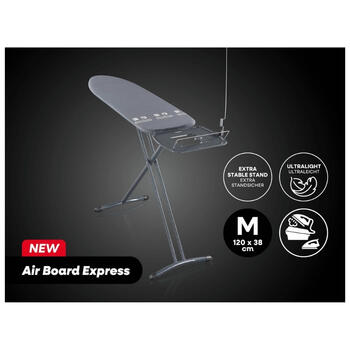 Гладильная доска Air Board Express M, черная, 120x38 см. (1072489)