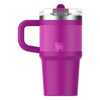 Термокружка с трубочкой The Quencher ProTour Flip Straw Tumbler 0.59L фиолетовая (2812484098)