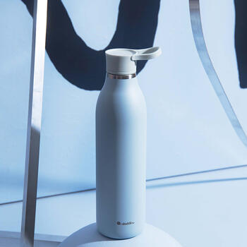 Термо бутылка CityLoop Thermavac eCycle Water Bottle 0.6Л, переработанная из нержавеющей стали / светло-голубая (2710870006)