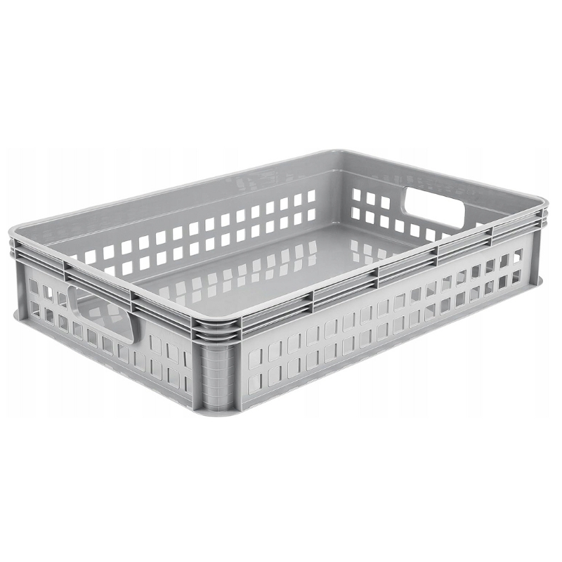 Transportēšanas grozs ar kravnesību līdz 30kg Robert 60x40x12cm 22L pelēks (0610883130)