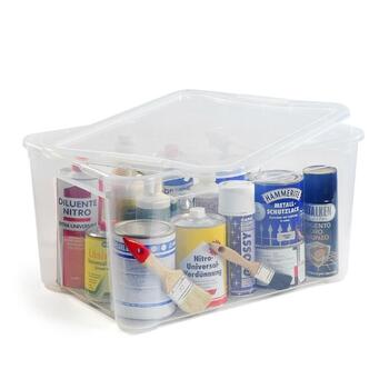 Коробка с крышкой T Box L 47L 39x55,5x28,5см прозрачная (0800698001)