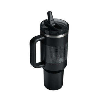Термокружка с трубочкой The Quencher ProTour Flip Straw Tumbler 1,18 л, черная (2812486095)
