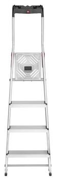 Kāpnes mājsaimniecības L60 StandardLine / alumīnija / 4 pakāpieni (038160407)