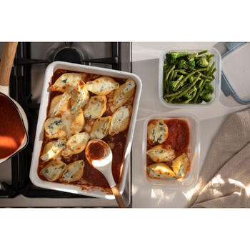 Pārtikas uzglabāšanas trauks taisnstūris 2L Smart Eco Fresh 28,8x20x6,5cm (080112220Y)