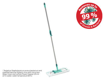 LEIFHEIT Швабра для пола с телескопической ручкой Profi XL micro duo 42cм (1055049)