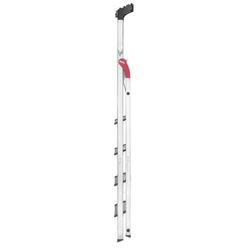 Kāpnes mājsaimniecības L80 ComfortLine / alumīnija / 5 pakāpieni (038040507)