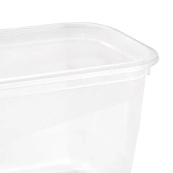 Pārtikas trauciņu komplekts taisnstūrveida 4x0,75L Fredo „Fresh“ caurspīdīgs/kristāla pelēks (0630673827)