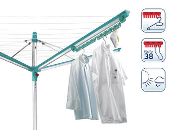 LEIFHEIT Zeķu turētājs Easyclip Linomatic (1085650)