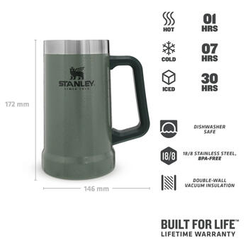 Adventure Beer Cup The Big Grip Beer Stein 0,7 л зеленый (2802874033)