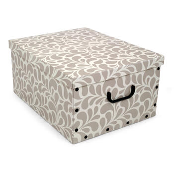 Коробка картонная 49x39x25см Big Box Goccia ассорти, синий / светло-серый / бордовый (128982001)