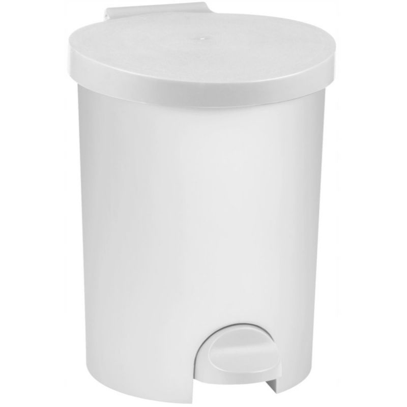 Pedāļspainis 15L 33,5x27,5x36,2cm balts (0814011026)