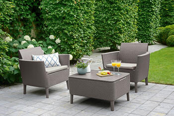 Комплект садовой мебели Salemo Balcony Set бежевый (29205935587)