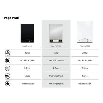 Весы кухонные электронные Page Profi 200 (1061509)