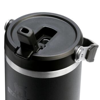 Термокружка с трубочкой The IceFlow Flip Straw 2.0 Tumbler 0.89L черная 2.0 (2812043071)