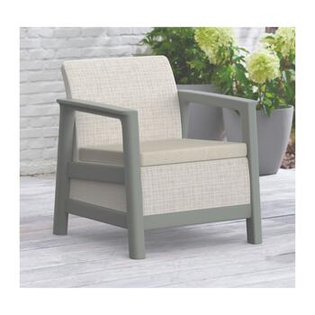 Комплект садовой мебели Scandi Linea Balcony Set серый галька/шалфейный оттенок камня (29214643ECP)