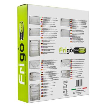 Универсальная полка для холодильника с ящиком для продуктов Frigo 38-53,3x35,5x8,7 см (115276001)