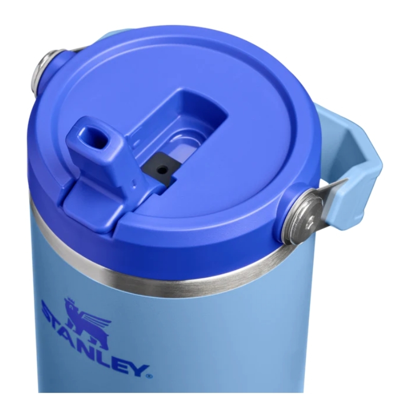 Termokrūze ar salmiņu The IceFlow Flip Straw 2.0 Tumbler 0,89L gaiši zila (28134240211)