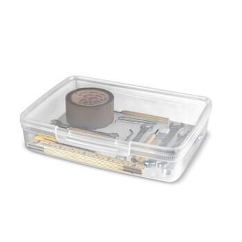 Pārtikas uzglabāšanas trauks taisnstūrveida 4,4L Snap Box caurspīdīgs (0802266000)