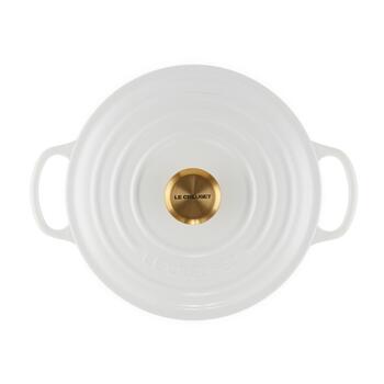 Čuguna katls apaļš Ø24cm / 4,2L balts (02733901)
