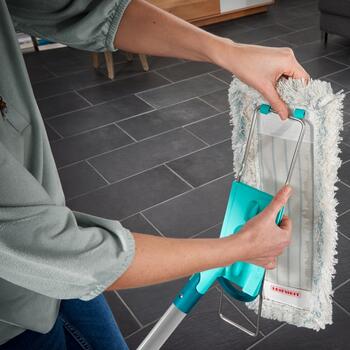 LEIFHEIT Щетка для пола со складной ручкой в коробке Profi XL cotton plus 42 см (1055456)