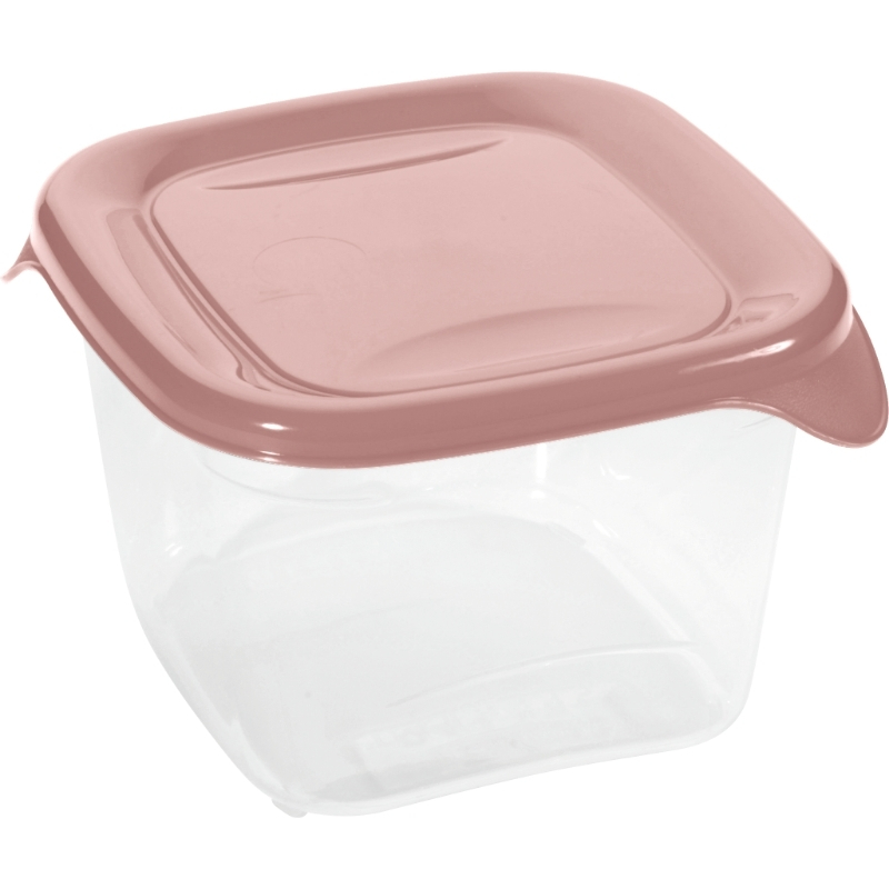 Pārtikas trauciņš kvadrāts 1,2L Fresh&Go rozā (0800560W08)
