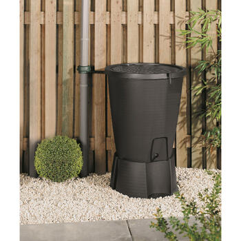 Бочка для дождевой воды Indigo 200L, серая (29185303900)