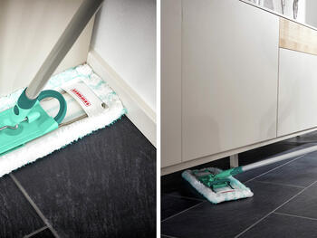 LEIFHEIT Grīdas birste ar tērauda kātu Profi XL micro duo 42cm (1055048)