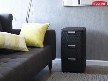 Комод с 3 ящиками Style 33x38x60cм темно-коричневая (0806604210)