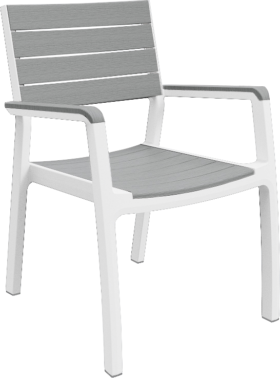 Садовое кресло Harmony Armchair белый / светло-серый (29201284)