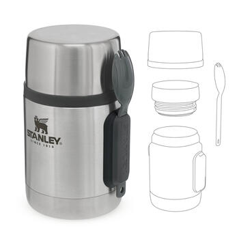 Termoss ēdienu The Stainless Steel All-In-One Food Jar 0,53L nerūsējošais tērauds (2801287032)
