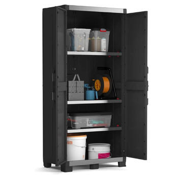 Skapis XL Garage Tall Cabinet 89x54x188cm melns (29208426)