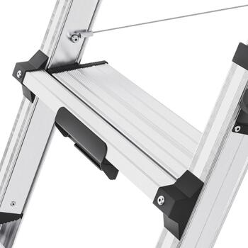 Kāpnes teleskopiskās Master DTL100 / alumīnija / 2x4 - 2x6 pakāpieni (038655107)