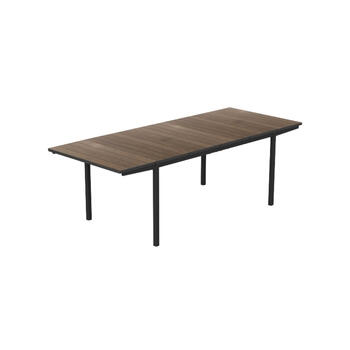 Dārza galds pagarināms Deco Porto Nova Extendable 200-280 valrieksts/melns (29214883J55)