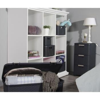 Комод с 3 ящиками Style 33x38x60cм темно-коричневая (0806604210)