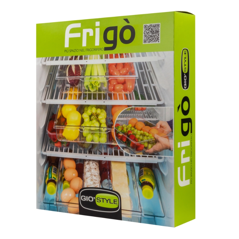 Универсальная полка для холодильника с ящиком для продуктов Frigo 38-53,3x35,5x8,7 см (115276001)