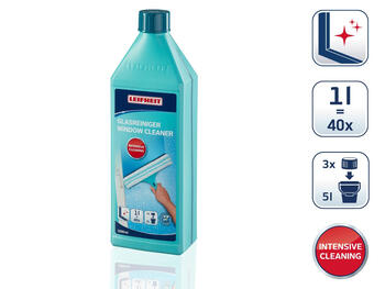 LEIFHEIT Stiklu un logu mazgāšanas līdzeklis koncentrāts Glass Cleaner 1L (1041414)