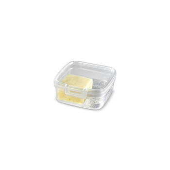 Pārtikas uzglabāšanas trauks kvadrātveida 0,9L Snap Box caurspīdīgs (0802268000)