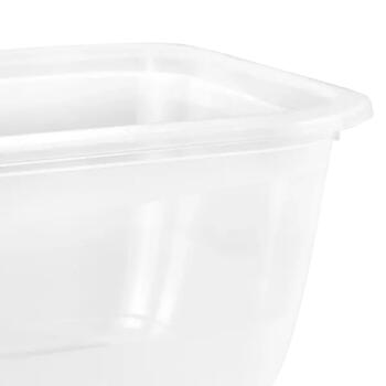 Pārtikas trauciņu komplekts taisnstūrveida 3x2,4L Fredo „Fresh“ caurspīdīgs/kristāla pelēks (0630680827)