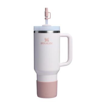 Aizsargpārvalka un salmiņu vāciņu 2 gab. komplekts termokrūzēm 1,18L The Quencher Boot + Straw Topper gaiši rozā (2812477065)