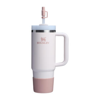 Aizsargpārvalka un salmiņu vāciņu 2 gab. komplekts termokrūzēm 0,89L/0,59L The Quencher Boot + Straw Topper gaiši rozā (2812478065)