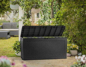 Ящик для хранения Samoa Rattan Box 270L серый (29209570939)
