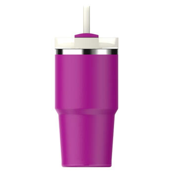 Термокружка с трубочкой The Quencher H2.O FlowState Tumbler 0.59L фиолетовая (2810826362)