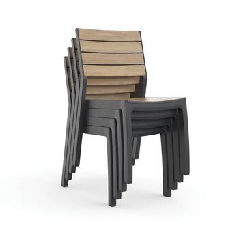 Садовый стул Deco Corale, цвет тик/серый (29214784939)