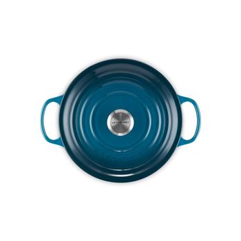 Le Creuset Čuguna katls apaļš &Oslash;26cm / 5,3L zils (02728930)