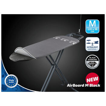 Gludināmais dēlis Air Board M Black 120x38cm (1072488)