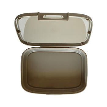 Pārtikas uzglabāšanas trauks taisnstūrveida 1,3L Snap Box brūns/kawaii (0802267W74)