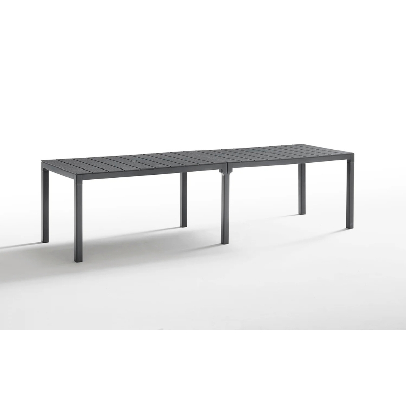 Dārza galds King Double Dining Table melns (164394)