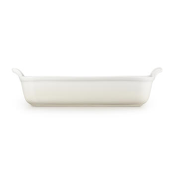 Le Creuset Cepamtrauks taisnstūra Heritage akmens masas 32x24cm / 4L balts (02115813)